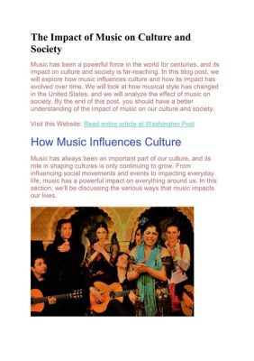 How Does Music Influence Society: A Multi-Faceted Analysis