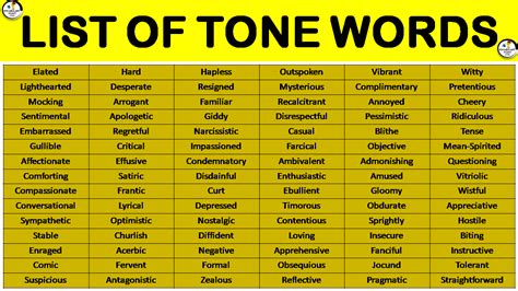 how to describe tone in music